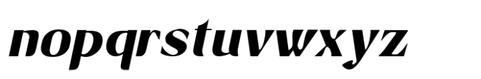 Avander Bold Italic Font LOWERCASE
