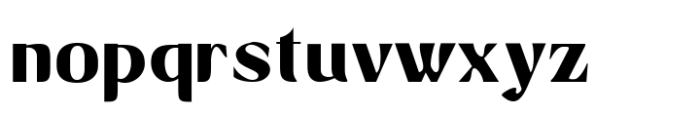 Avander Bold Font LOWERCASE