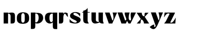 Avander Extra Bold Font LOWERCASE