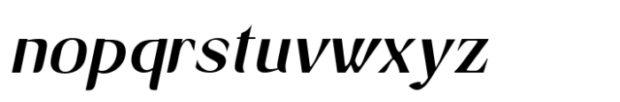 Avander Medium Italic Font LOWERCASE