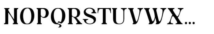 Avander Medium Font UPPERCASE