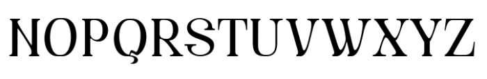 Avander Regular Font UPPERCASE