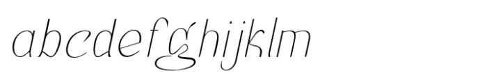 Avander Thin Italic FONT