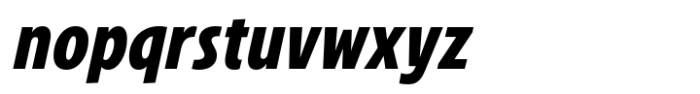 Avanti Bold Italic Font LOWERCASE