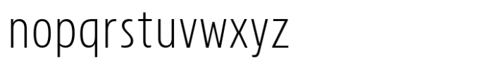 Avanti Extra Light Font LOWERCASE