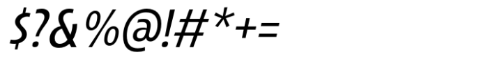 Avanti Italic Font OTHER CHARS