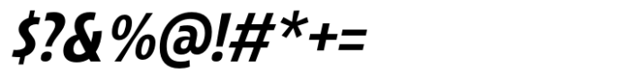 Avanti Semi Bold Italic Font OTHER CHARS