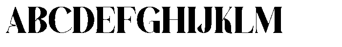 Avathor Type Extra Bold Font UPPERCASE