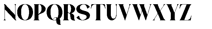 Avathor Type Extra Bold Font UPPERCASE