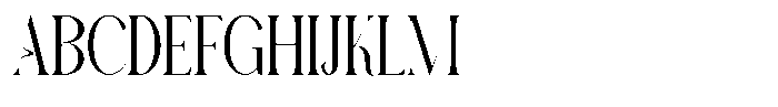 Avathor Type Extra Light Font UPPERCASE