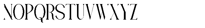 Avathor Type Extra Light Font UPPERCASE