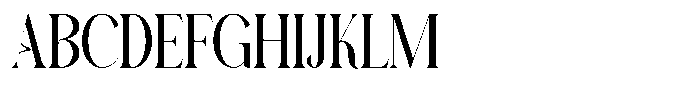 Avathor Type Light Font UPPERCASE