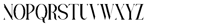 Avathor Type Light Font UPPERCASE