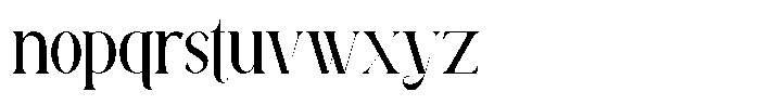 Avathor Type Light Font LOWERCASE