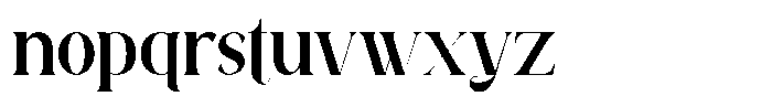 Avathor Type Medium Font LOWERCASE
