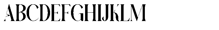 Avathor Type Regular Font UPPERCASE
