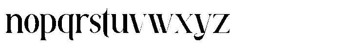 Avathor Type Regular Font LOWERCASE