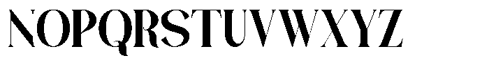 Avathor Type Semi Bold Font UPPERCASE