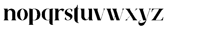 Avathor Type Semi Bold Font LOWERCASE