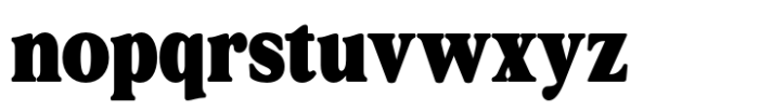 Aveburg Grande Condensed Font LOWERCASE