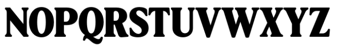 Aveburg Grande Semi Condensed Font UPPERCASE