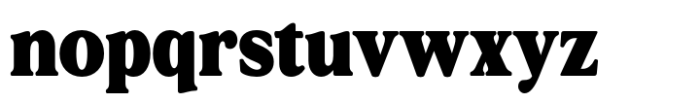 Aveburg Grande Semi Condensed Font LOWERCASE