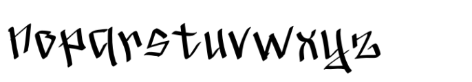 Avecna Font LOWERCASE