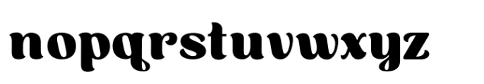 Aveghia Font LOWERCASE