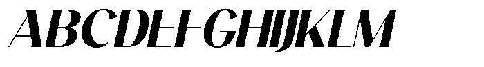 Avehope Bold Italic Font UPPERCASE