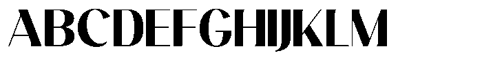 Avehope Bold Font UPPERCASE