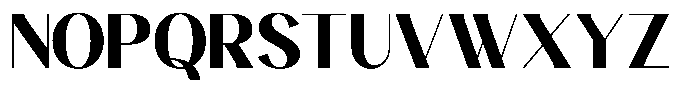 Avehope Bold Font UPPERCASE