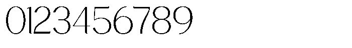 Avehope Extra Light Font OTHER CHARS