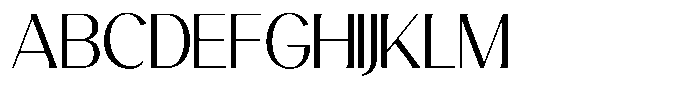 Avehope Light Font UPPERCASE