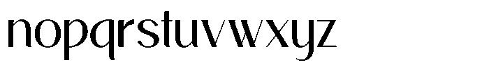 Avehope Regular Font LOWERCASE