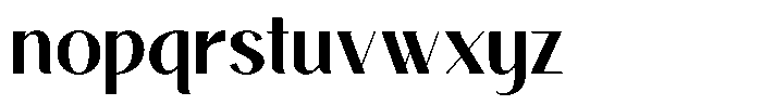 Avehope Semi Bold Font LOWERCASE