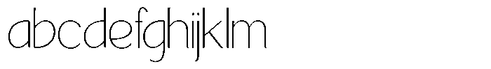 Avehope Thin FONT