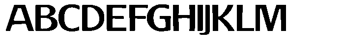 Avelda Font UPPERCASE