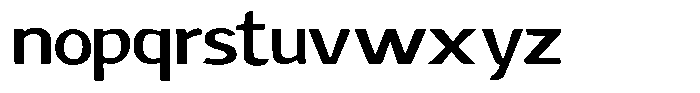Avelda Font LOWERCASE