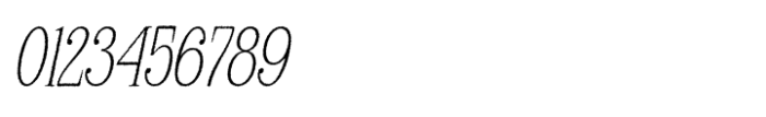 Avelion Rough Italic Font OTHER CHARS