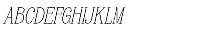 Avelion Rough Italic Font UPPERCASE