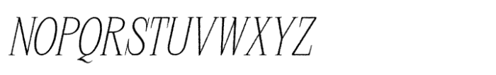 Avelion Rough Italic Font UPPERCASE