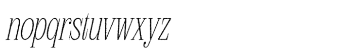 Avelion Rough Italic Font LOWERCASE