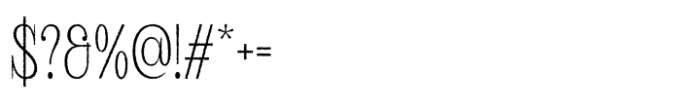 Avelion Rough Regular Font OTHER CHARS