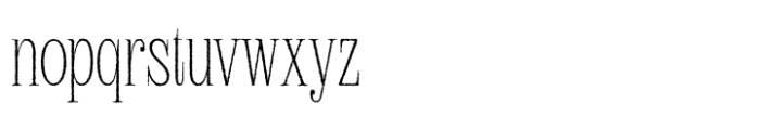 Avelion Rough Regular Font LOWERCASE