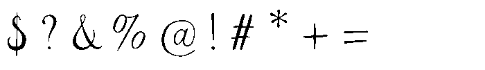 Avelira Font OTHER CHARS