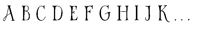 Avelira Font UPPERCASE