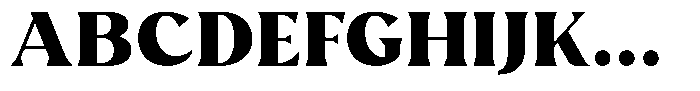Avella Black Font UPPERCASE