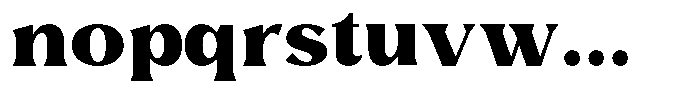 Avella Black Font LOWERCASE