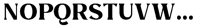 Avella Bold Font UPPERCASE