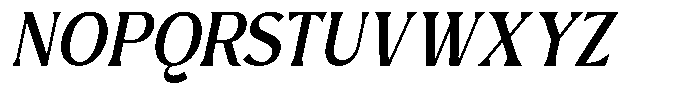 Avella Italic Font UPPERCASE